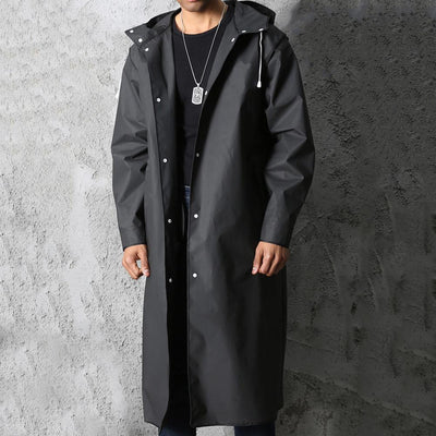 Calle™ | Veste de pluie noire pour homme